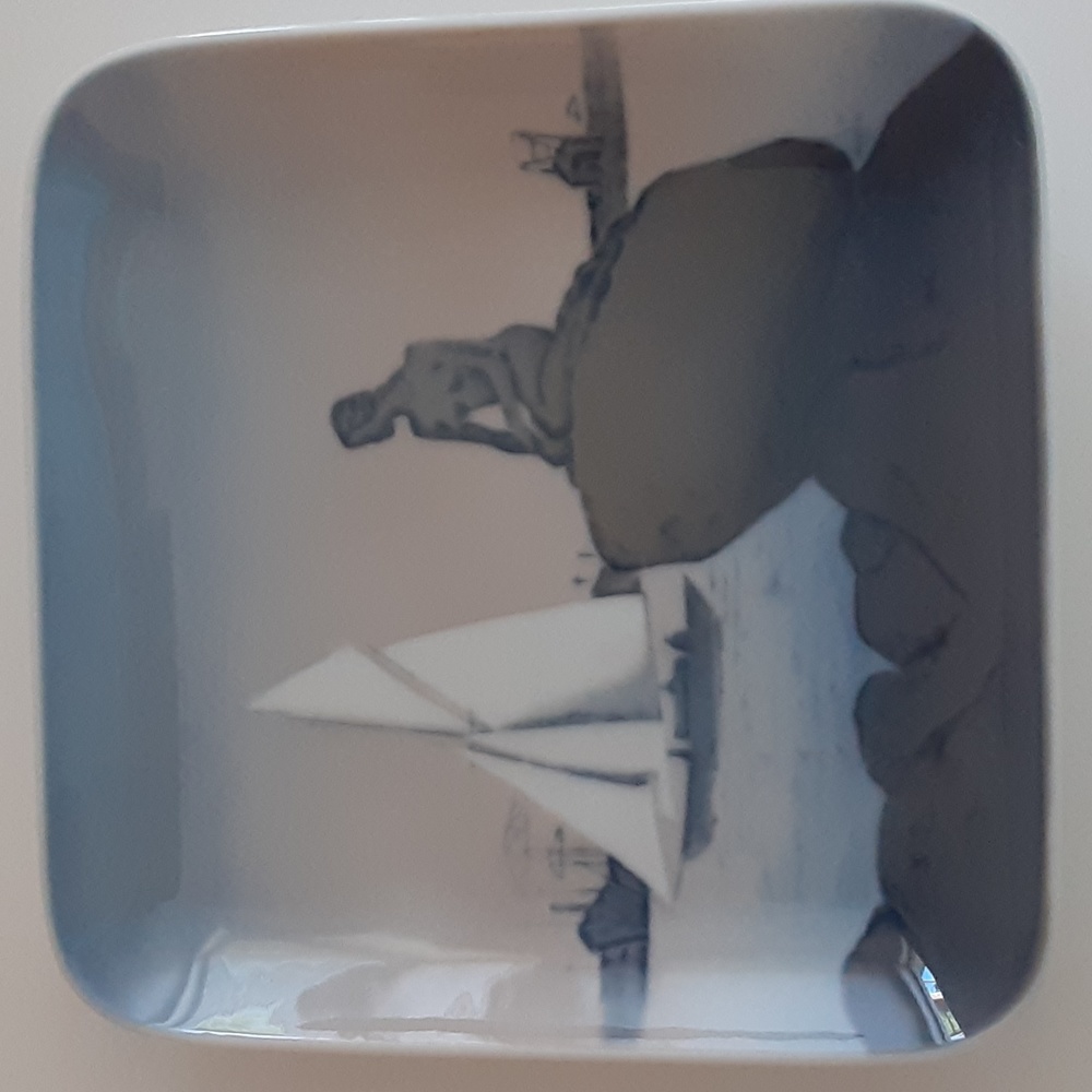 The Little Mermaid Denmark Den Lille Havfrue B&G Trinket Dish Wall Decor Vtg